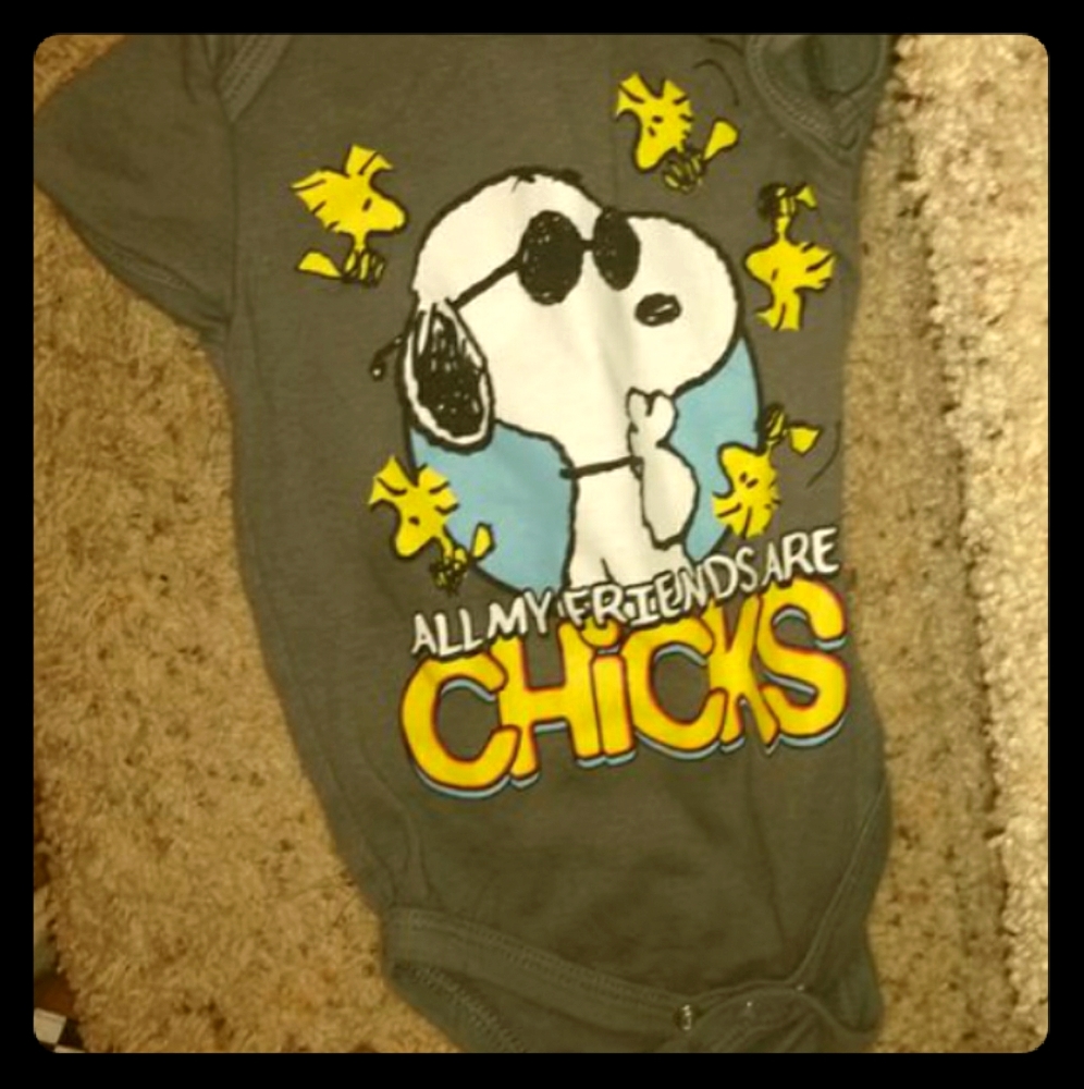 Snoopy Short Sleeve One Piece